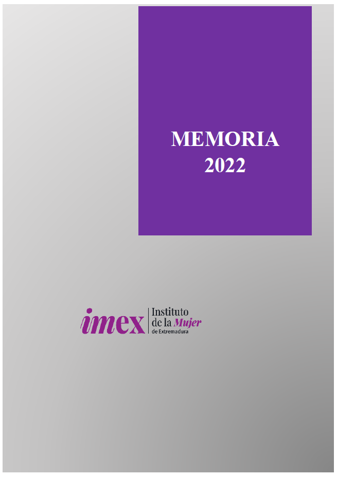 Memoria de actuaciones del IMEX 2022 Juntaex.es